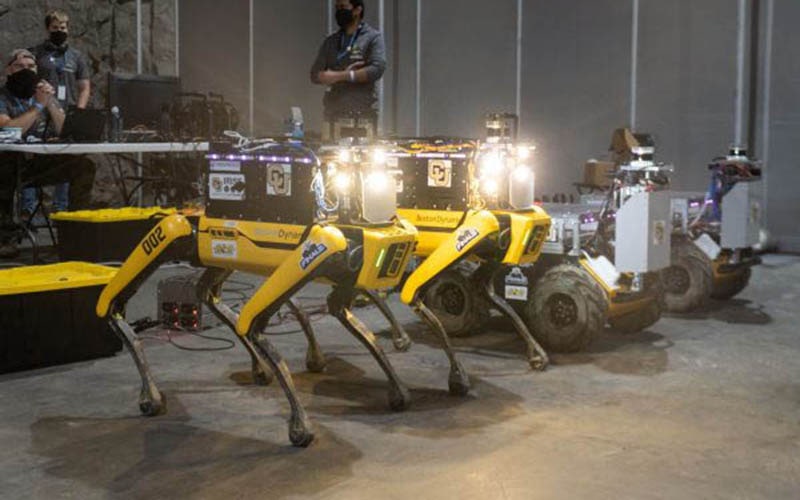 DARPA challenge robots using Meshmerize
