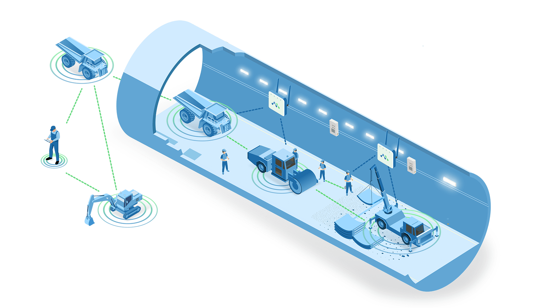 tunnel construction connectivity meshmerize