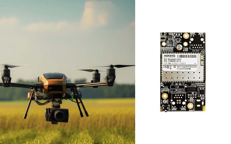 drone connectivity meshmerize acksys hardware